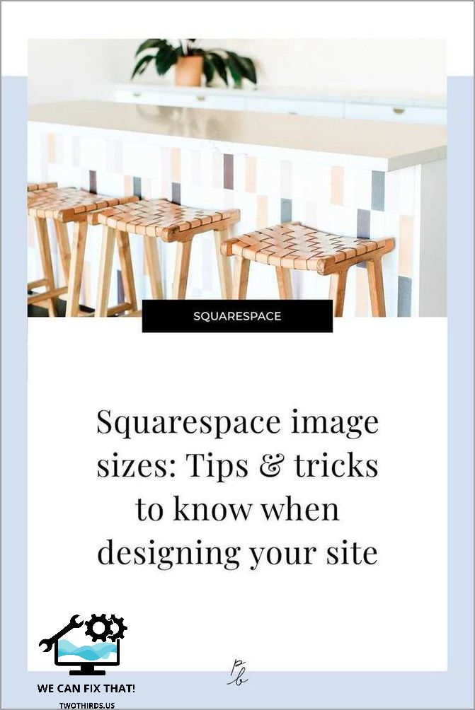 Design and Optimization of Image Sizes in Squarespace