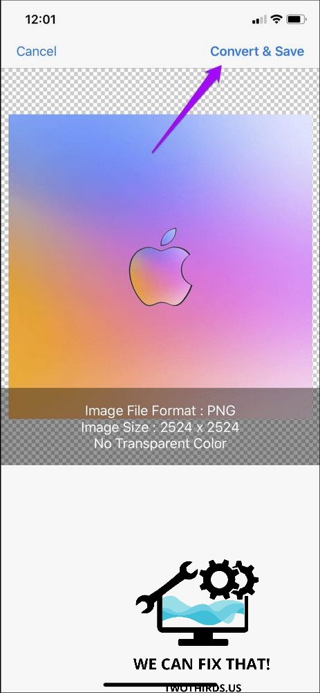 4 Best Ways to Convert PNG to JPG on iPhone and iPad
