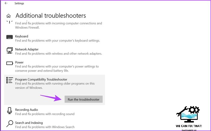 4 Top Ways to Run the Program Compatibility Troubleshooter on Windows 10 and Windows 11