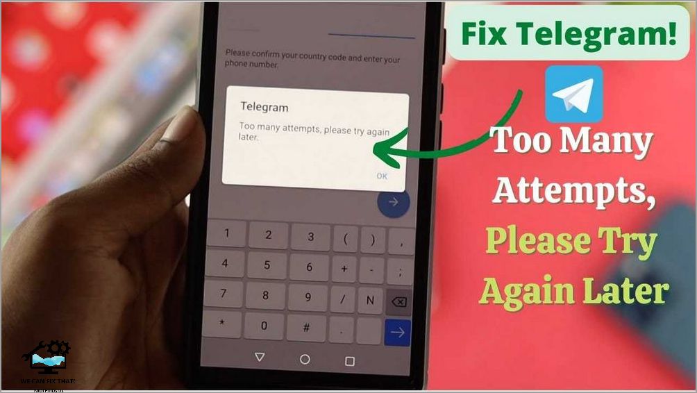 How to Fix "Too Many Attempts" Error in Telegram