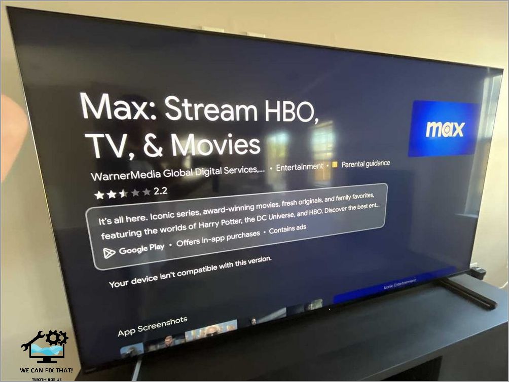 Reasons why HBO Max is not available on your TV
